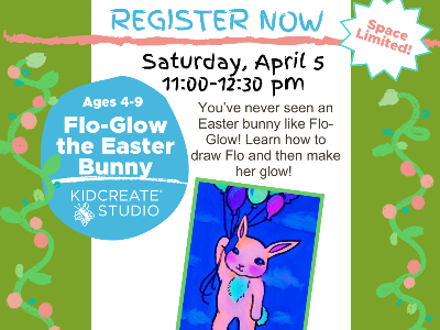 Woburn: Flo-Glow the Easter Bunny