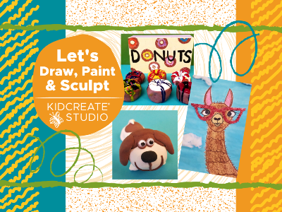 Kidcreate Studio - Ashburn. Draw, Paint & Sculpt Mini-Camp (4-10 Years)