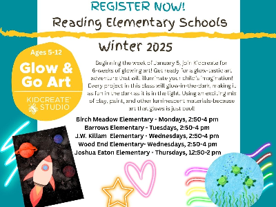 Reading Schools: Glow and Go Art (Grades K-5)