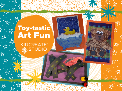 Kidcreate Studio - Woodbury. Toy-tastic Art Fun Weekly Class (18 Months-6 Years)