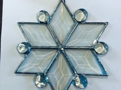 One & Done Stained Glass Snowflakes